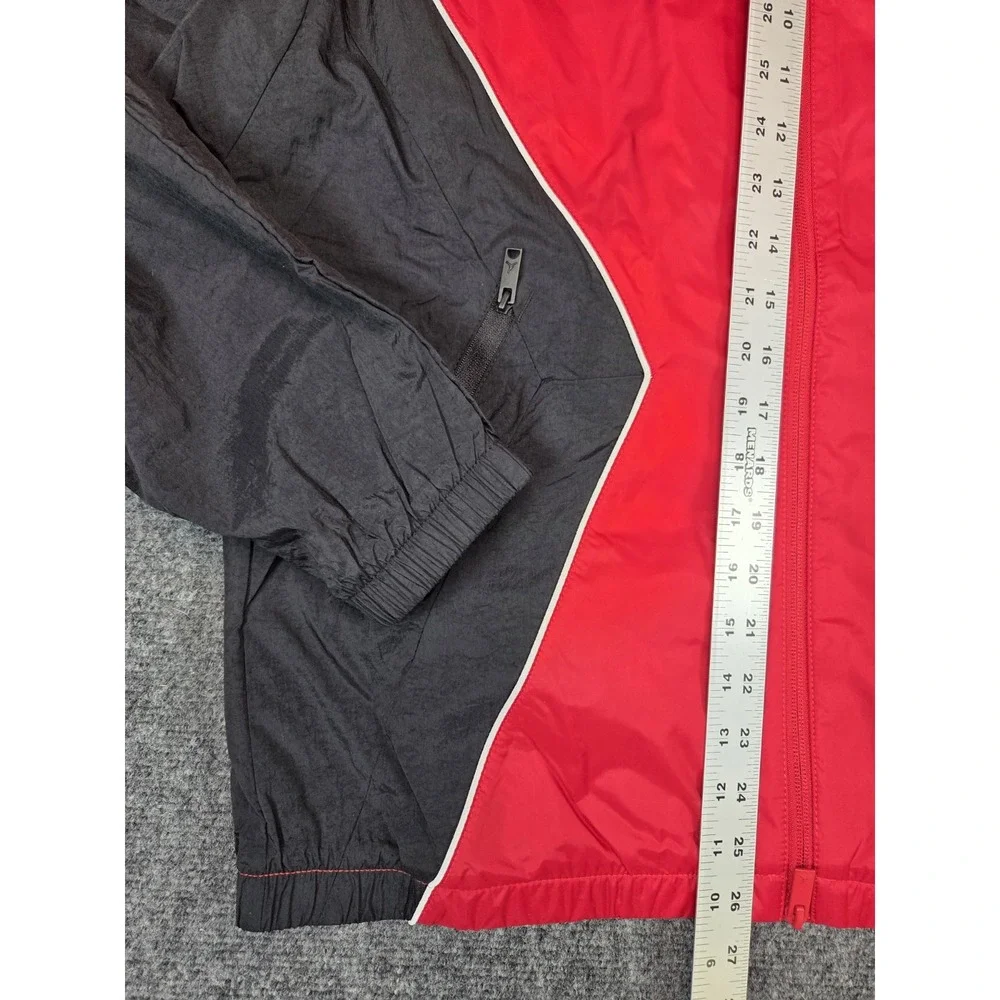 NEW Air Jordan Hooded Draft Jacket Mens Small Red Black Nike Jumpman